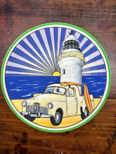 Lighthouse Sunray  Holden Surfer Art Deco Plate