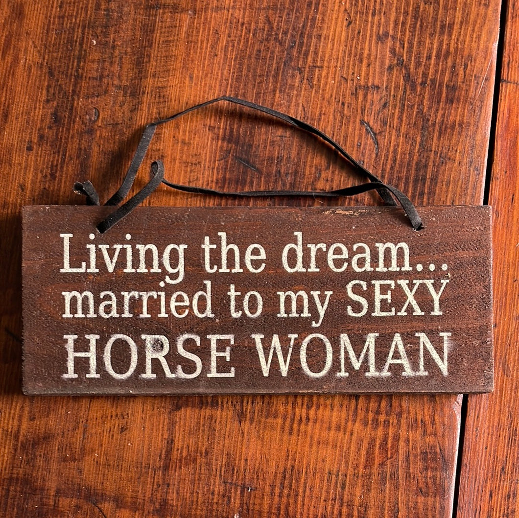 Live in the dream sexy horse woman timber side