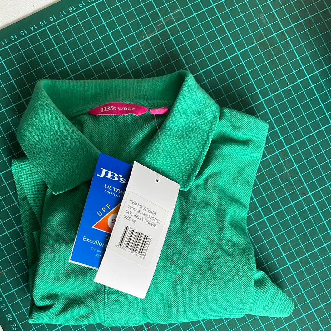 Brand-new with tags Jbs Wear 210 polo Kelly Green size 8