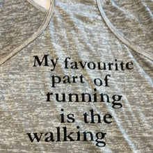 BNWT Sz 16 favourite part of running is the walking