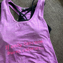 BNWT If only sarcasm burnt calories - size 14 attached crop